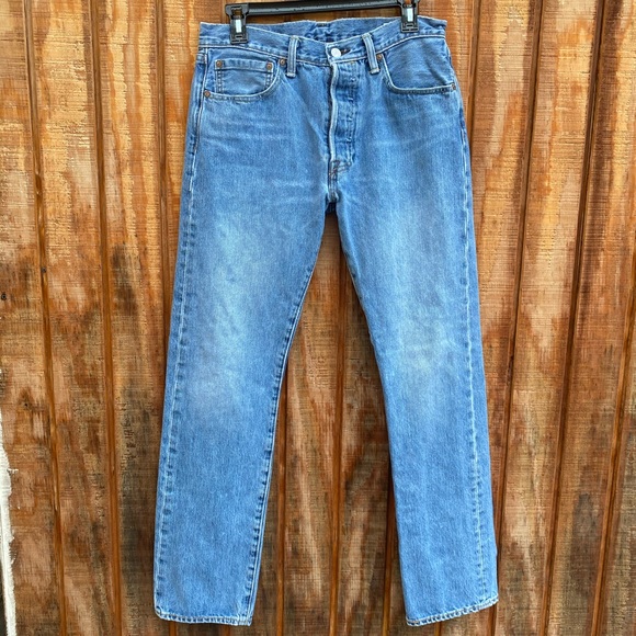 Levi's Denim - Levi’s 501 White Oak Cone button rise denim
